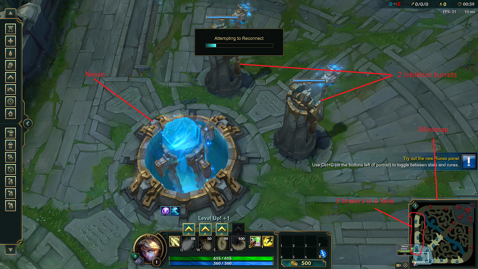 annotated league screenshot